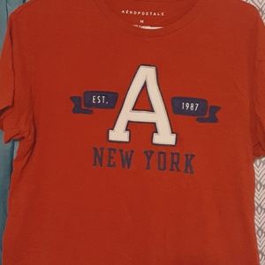 Aeropostale men shirt color red
